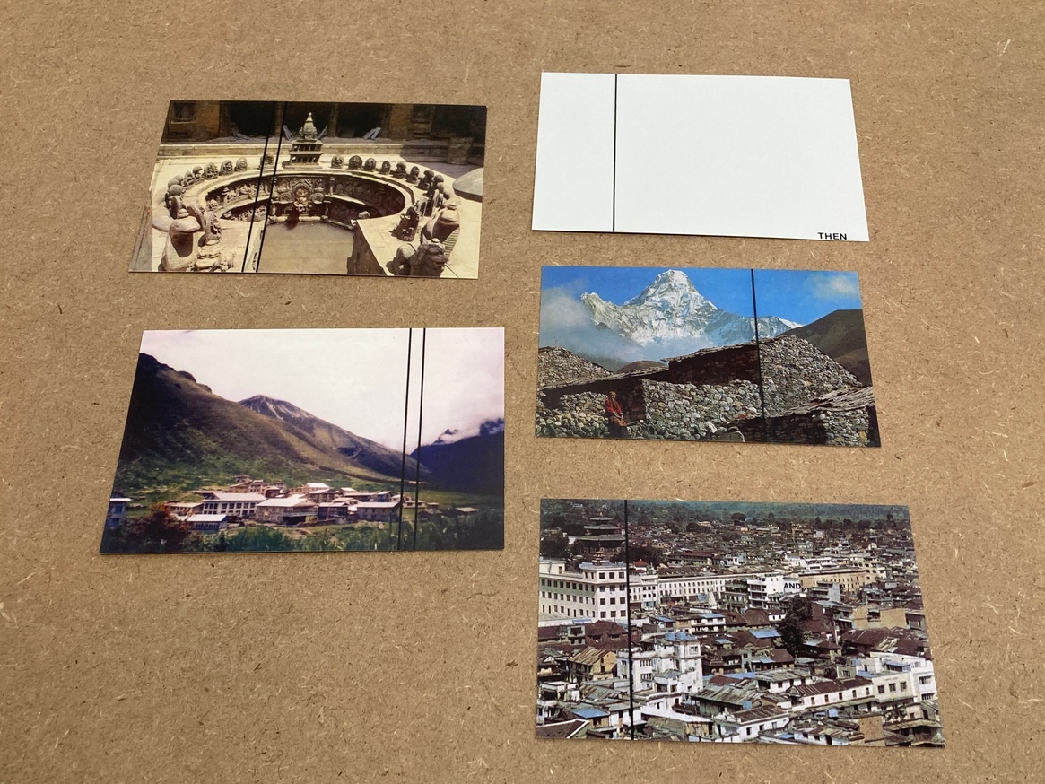 Peter Downsbrough: Kathmandu Triennale 2017 (Set of 7 Postcards) thumbnail 2