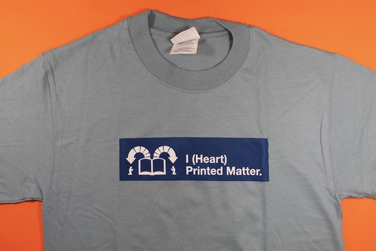 “I (heart) Printed Matter” T-Shirt - Men (XL)
