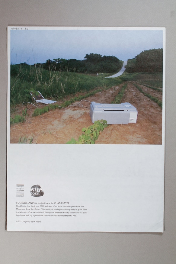 Chad Rutter - Scanned Land - Printed Matter