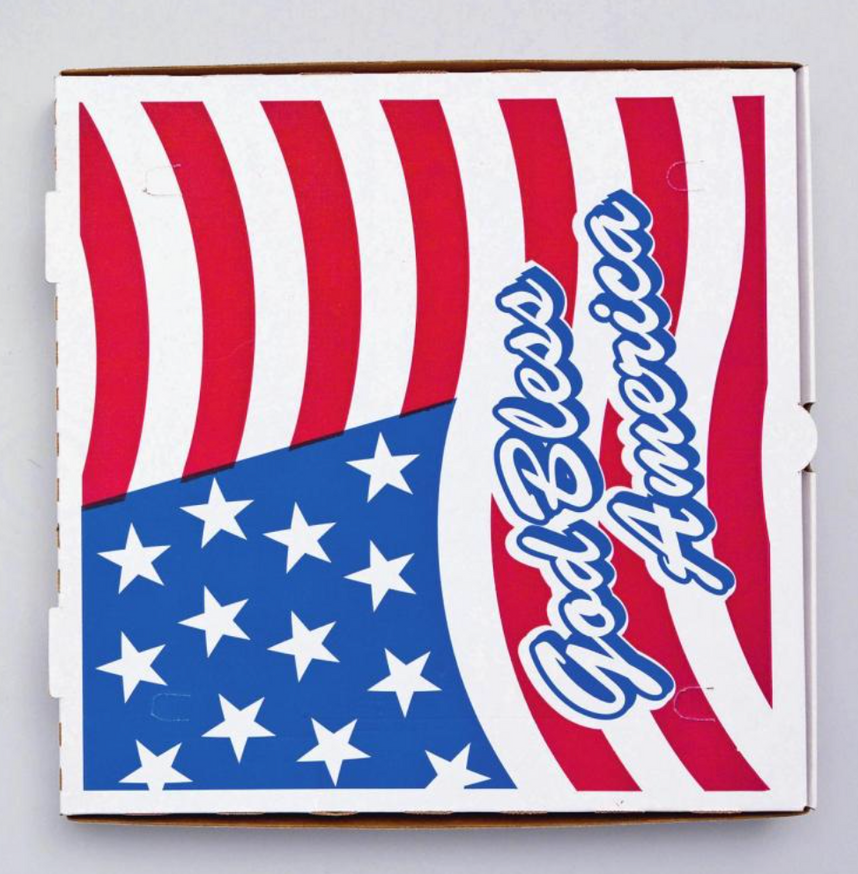 Red, White & Blue Box (God Bless America / 16")