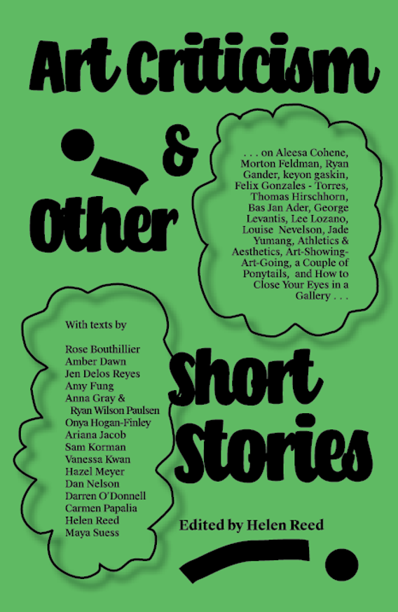 Art Criticism and Other Short Stories