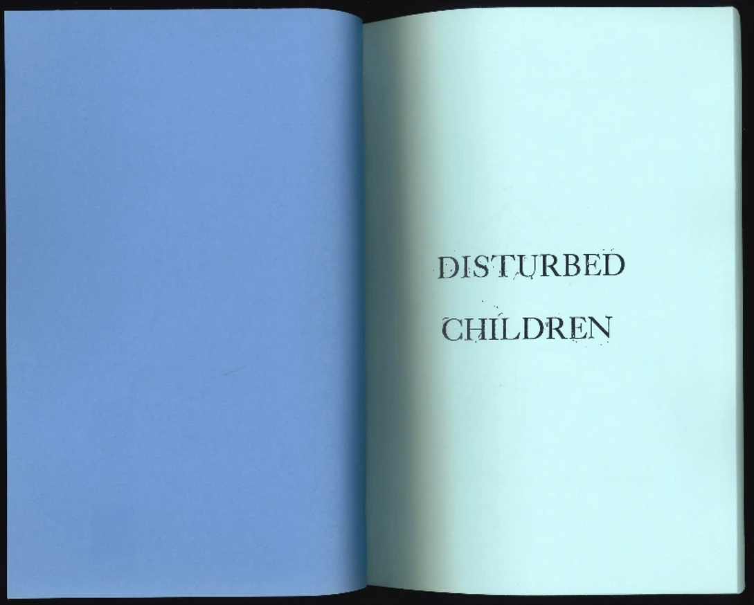 Thibault Tourmente - Disturbed Children - Printed Matter