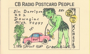 CB Radio Postcard People