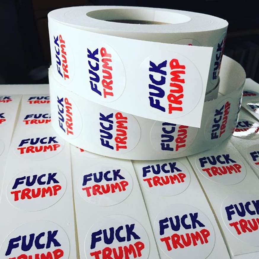 FUCK TRUMP Stickers thumbnail 2