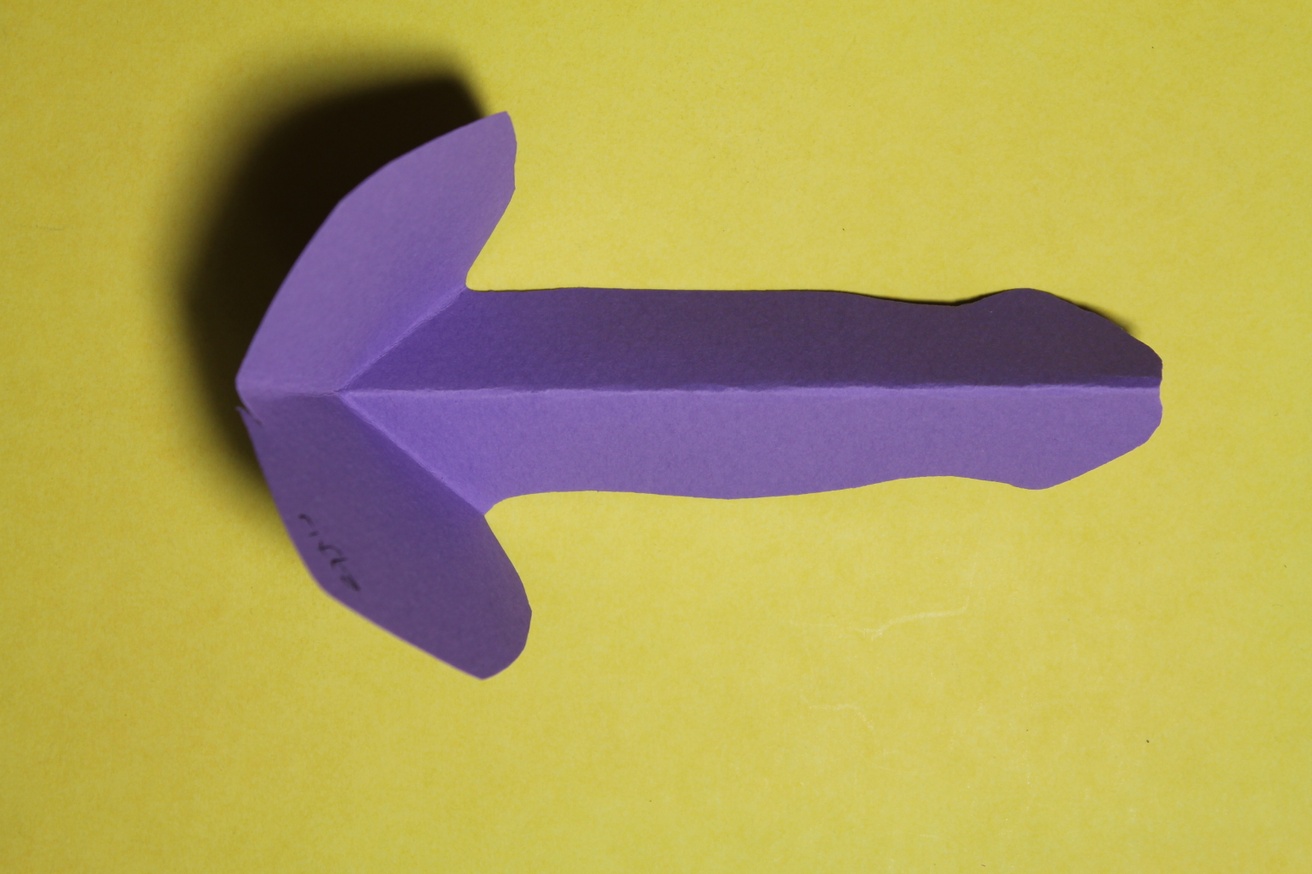 Purple Paper Penis