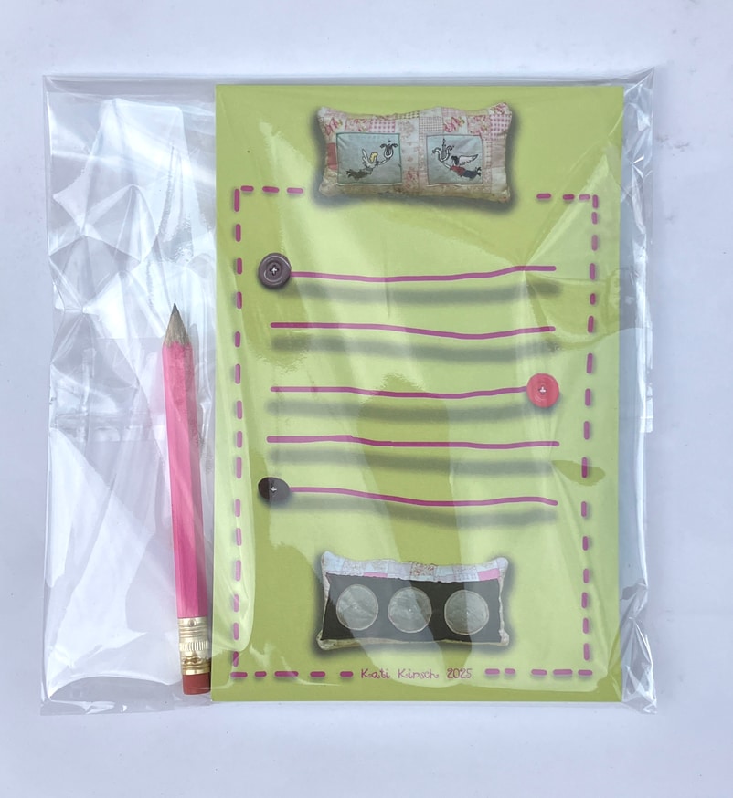 Kati Kirsch - Pillow Note Pad - Printed Matter