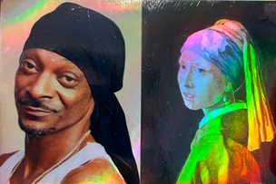 Snoop and the Pearl Earring  [Holographic Sticker]