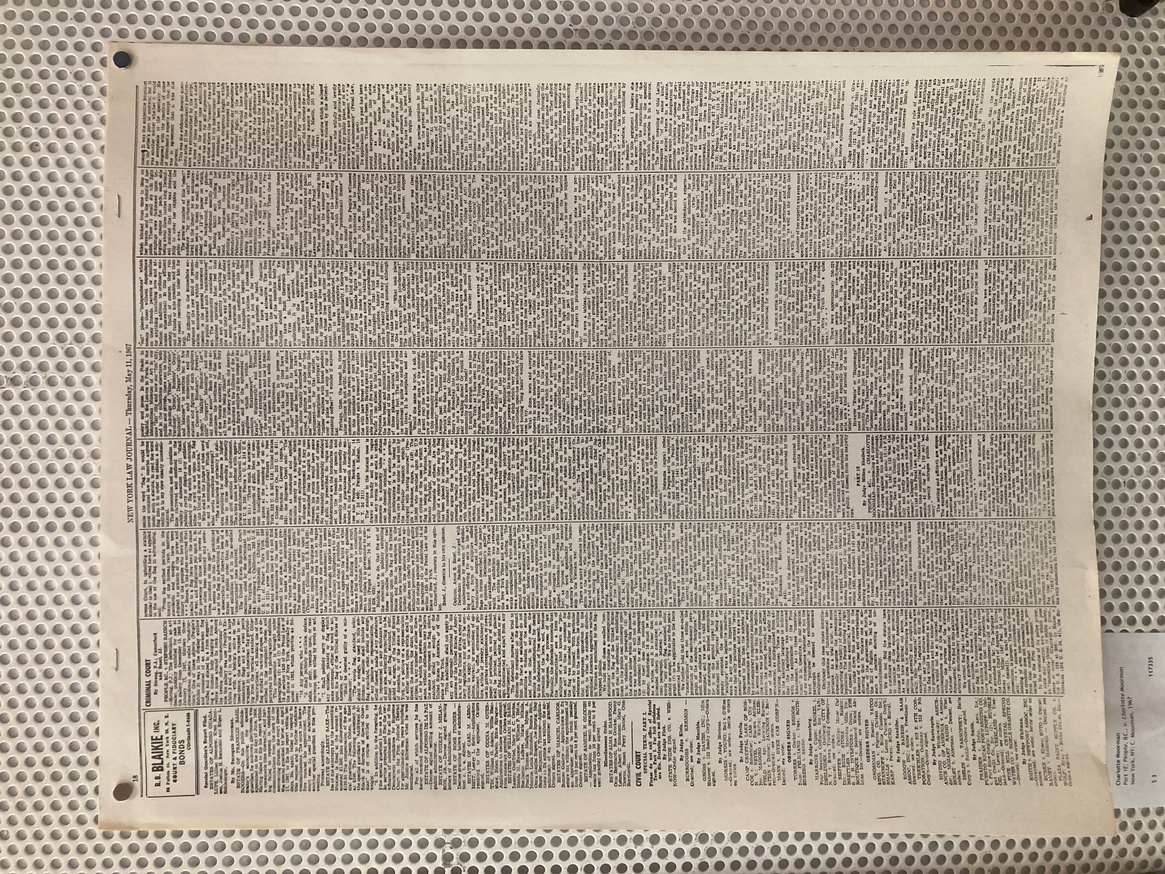 Part 1E: People, &C., v. Charlotte Moorman 