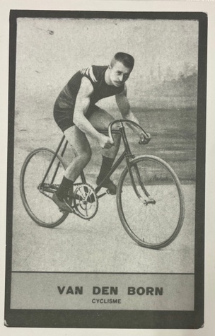 VAN DEN BORN Retro-Cyclisme Postcard