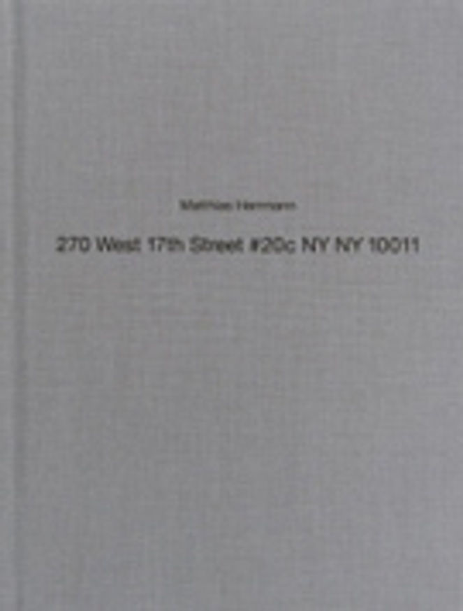 270 West 17th Street #20C NY NY 10011