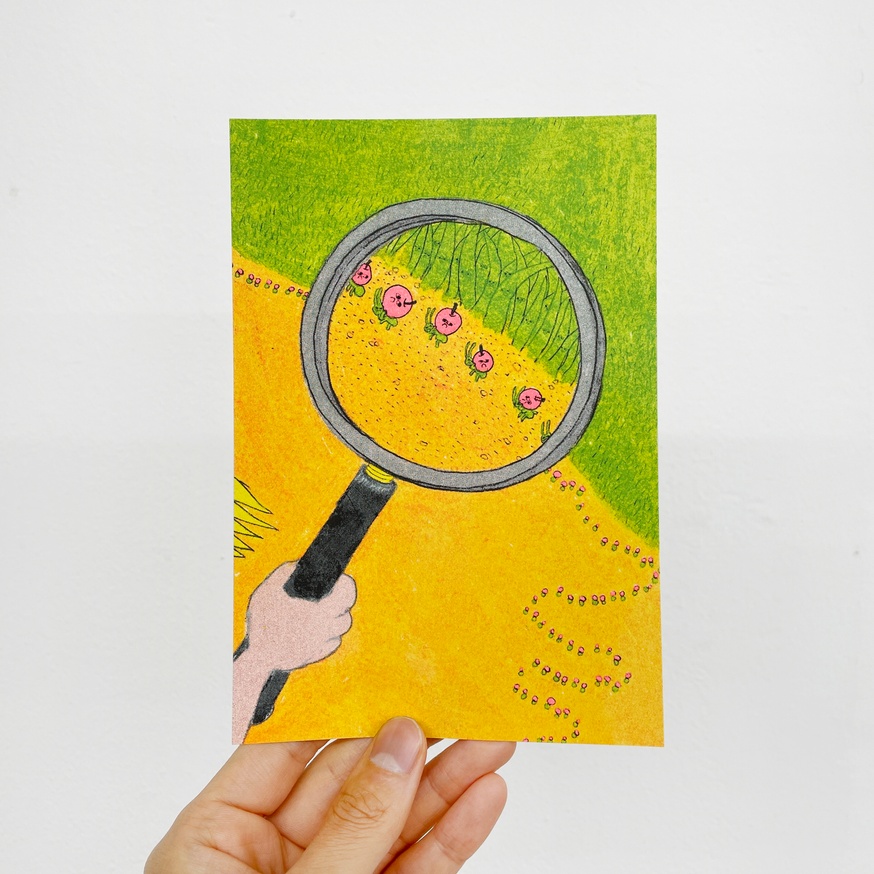 Moving Dots (Magnifier) [Print]