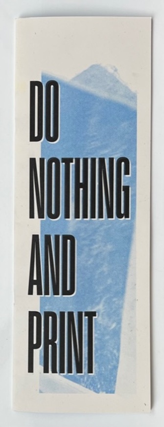 Do nothing and print