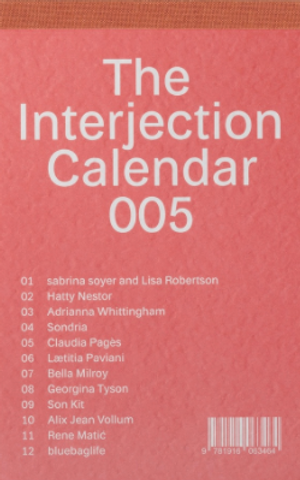 The Interjection Calendar 005