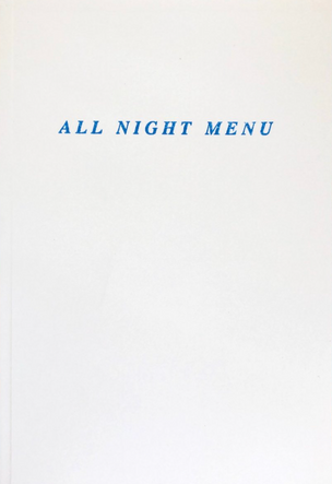 All Night Menu