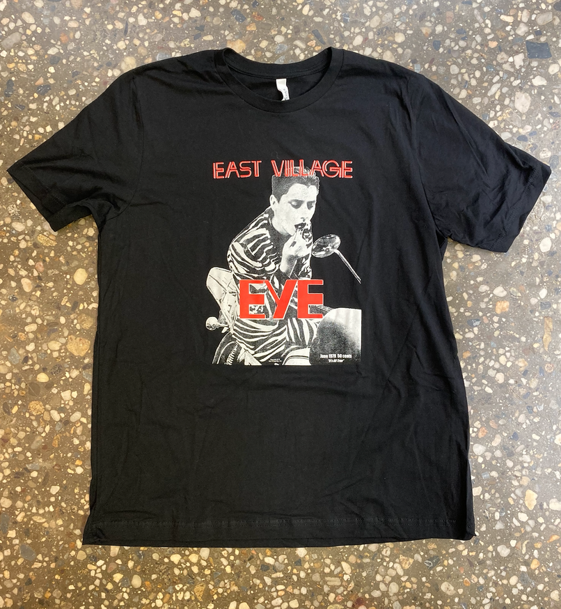 East Village Eye Lipstick T-shirt in Black [Large]