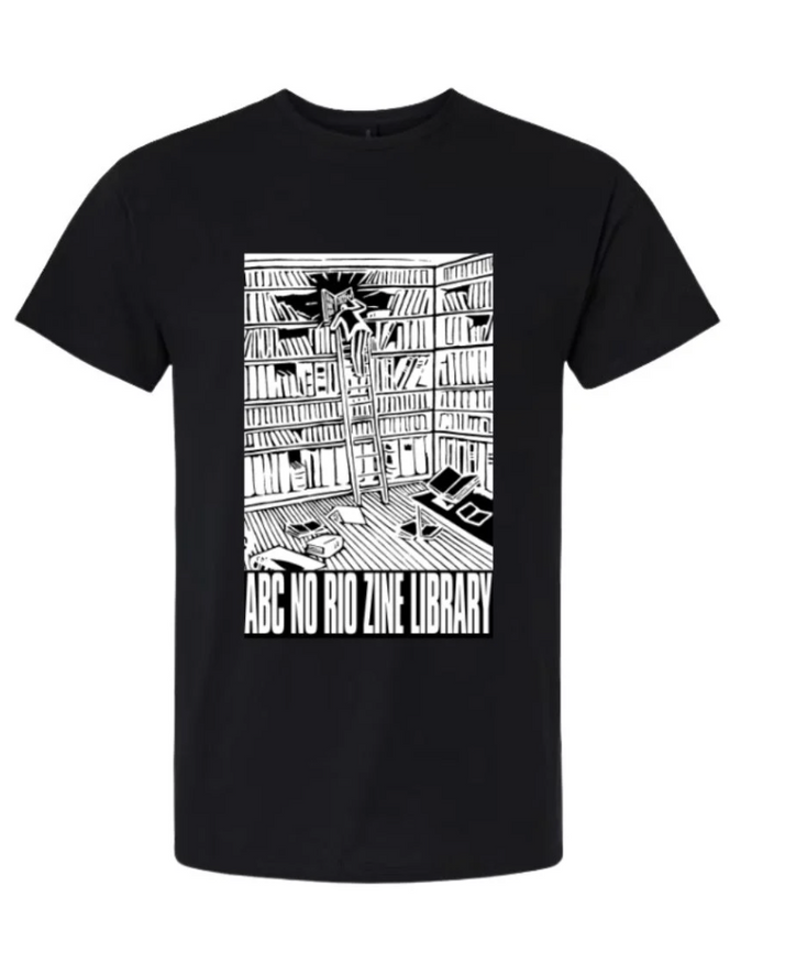 ABC No Rio Zine Library Shirt [LARGE] - Printed Matter
