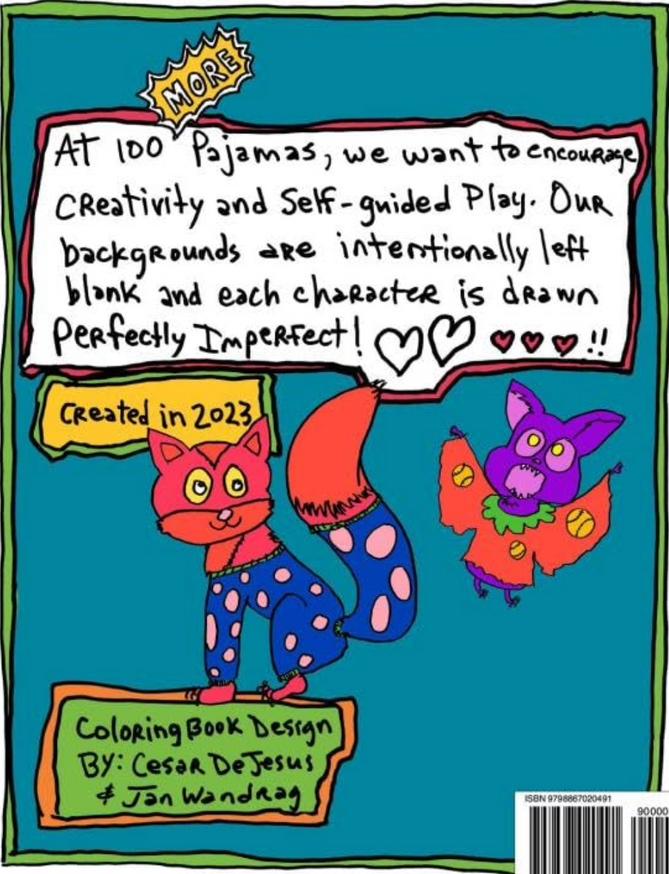 100 MORE Pajamas Coloring Book thumbnail 2