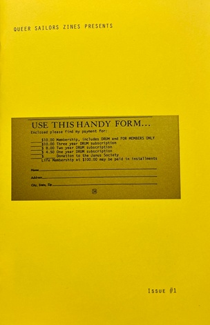  Use This Handy Form subscription zine 