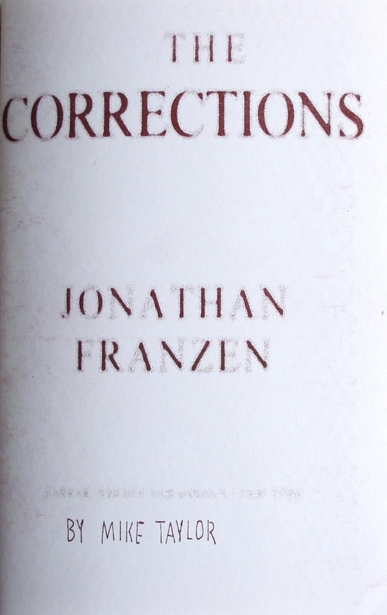 The Corrections by Jonathan Franzen by Mike Taylor
