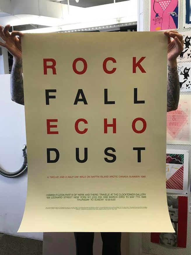 Rock Fall Echo Dust: A Twelve and a Half Day Walk on Baffin Island Arctic Canada Summer 1988.