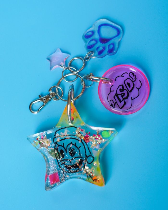 Alyssa Kazew - Mr. Hankey LSD Confetti Keychain - Printed Matter