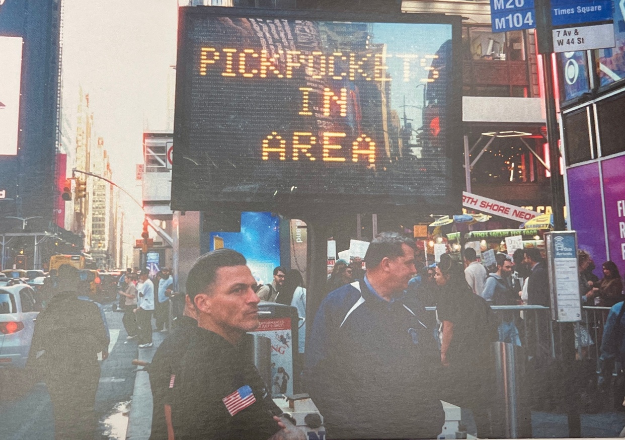 Pickpockets in Area Postcard