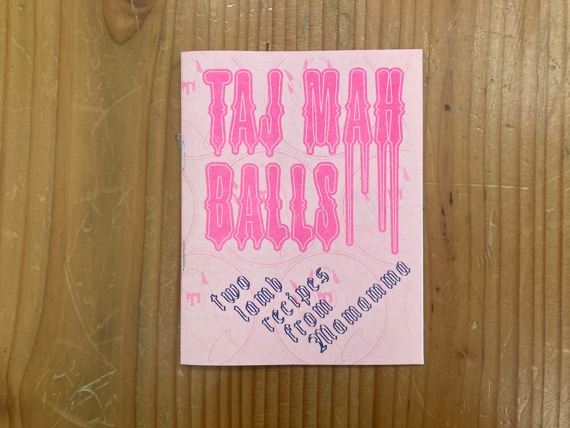 Taj Mah Balls: Two Lamb Recipes from Mamamma