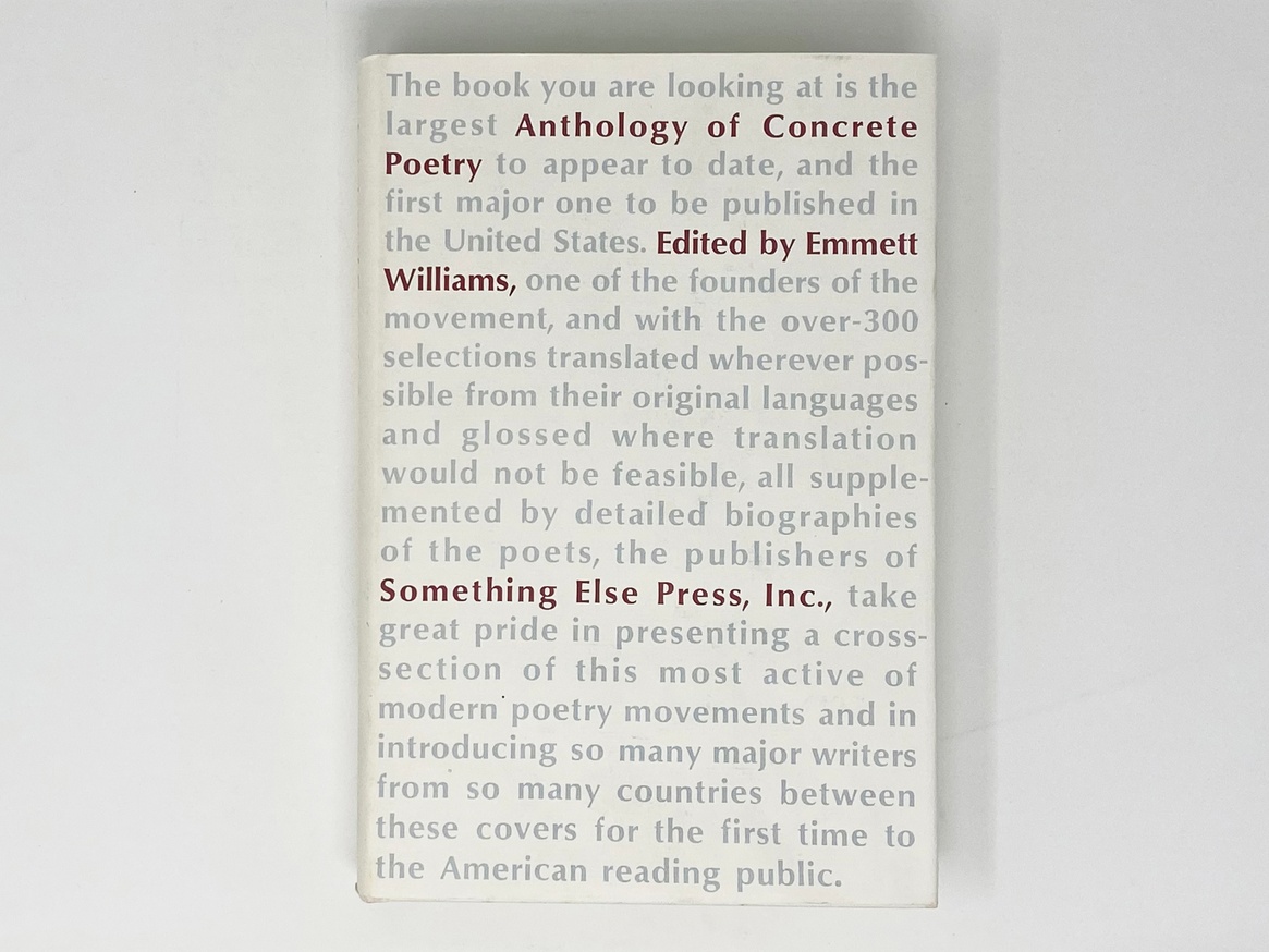 An Anthology of Concrete Poetry