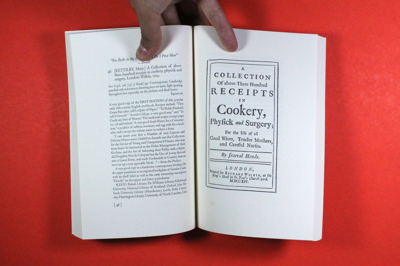 Gastronomy, Catalogue 13 : A Catalogue of Books and Manuscripts on Cookery, Rural and Domestic Economy, Health, Gardening, Perfume, and the History of Taste 1517-2006 thumbnail 4