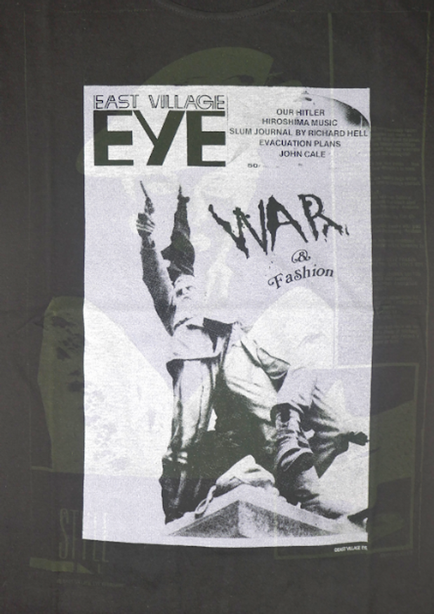 East Village Eye War and Fashion T-Shirt (Japanese Version)