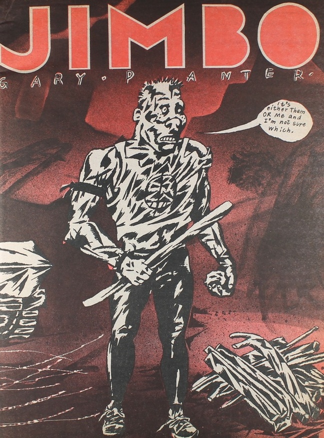 rare JIMBO Gary Panter 1982 first edition cardboard cover