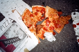 Trash Pizza Postcard