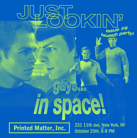 Just Lookin' Issue 6: Gays... In Space! Reading and Launch Party