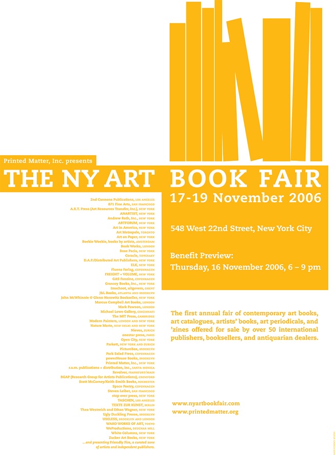 Printed Matter's 2006 NY Art Book Fair - Printed Matter