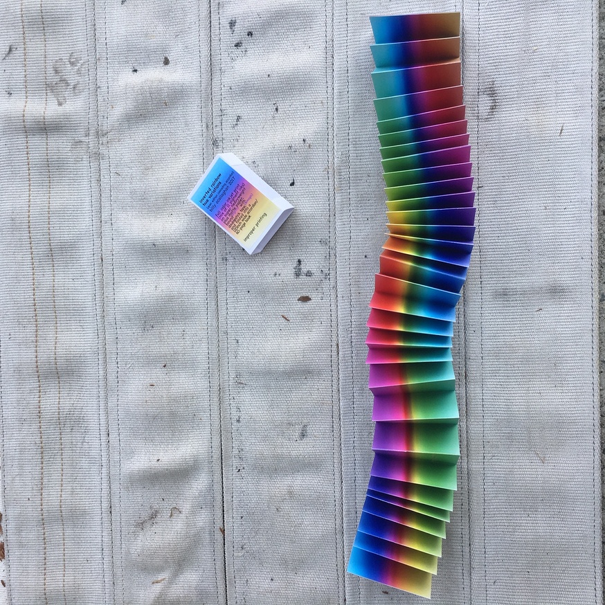 inverted rainbow hue variations (cascading accordion) thumbnail 3
