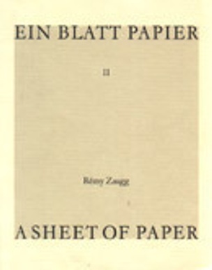 A Sheet of Paper