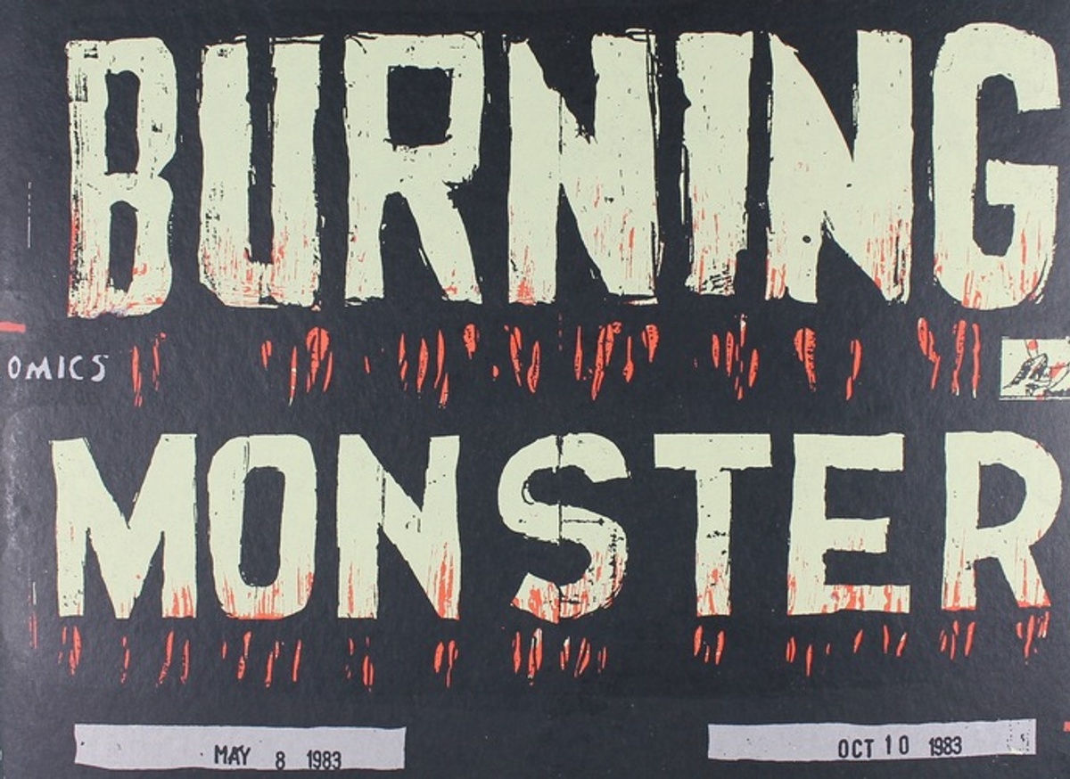 The Burning Monster [Silkscreen]