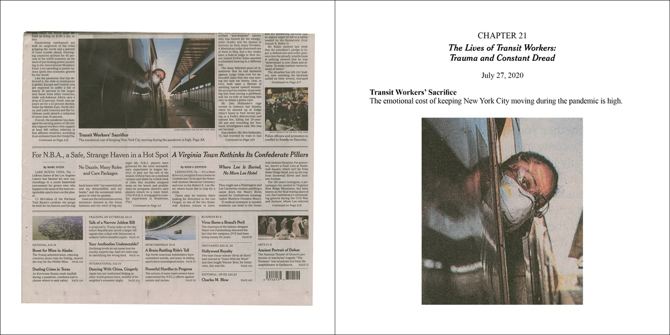 Front Pages with Pictures of Women Fighting Covid : The New York Times thumbnail 6