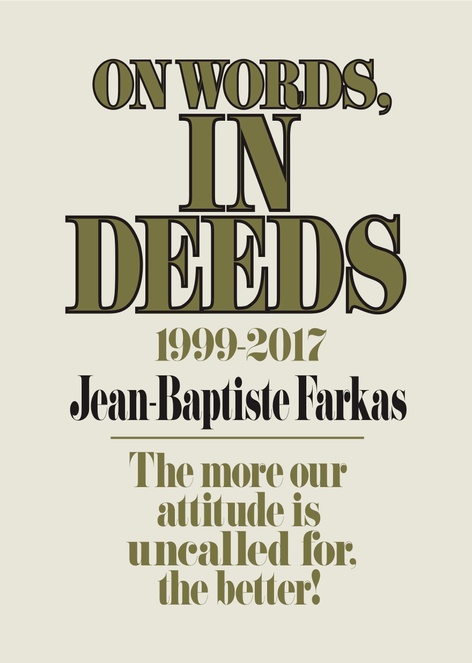 On Words, In Deeds by Jean-Baptiste Farkas
