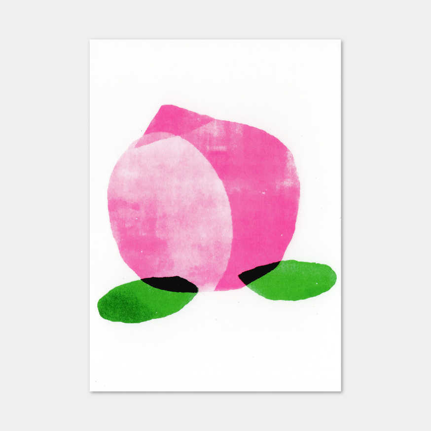  Fruity Fruits (Peach) [Notecard]