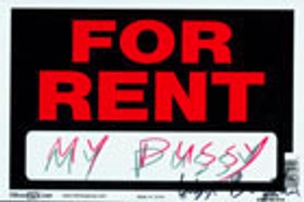 For Rent : My Pussy