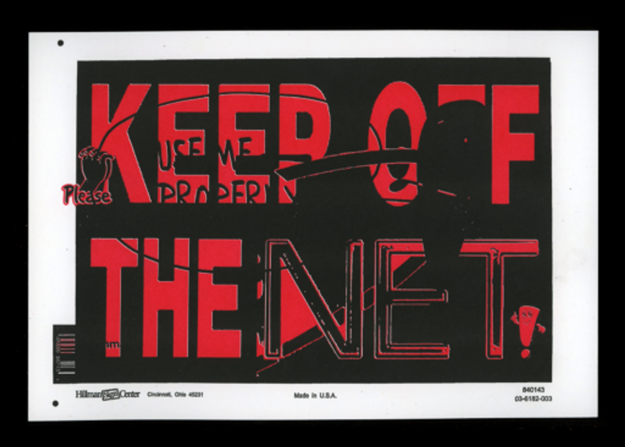 KEEP OFF THE NET Print
