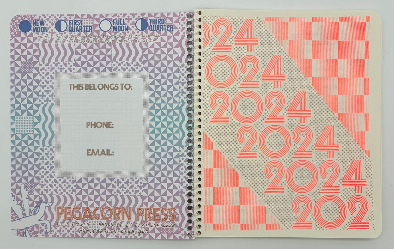 2024 Pegacorn Press Planner thumbnail 2