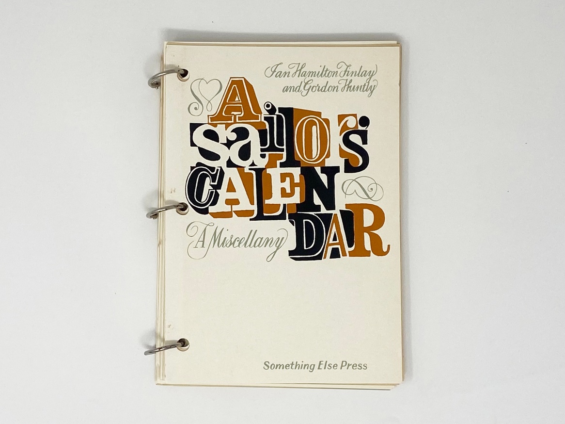 Ian Hamilton Finlay and Gordon Huntly - A Sailor's Calendar