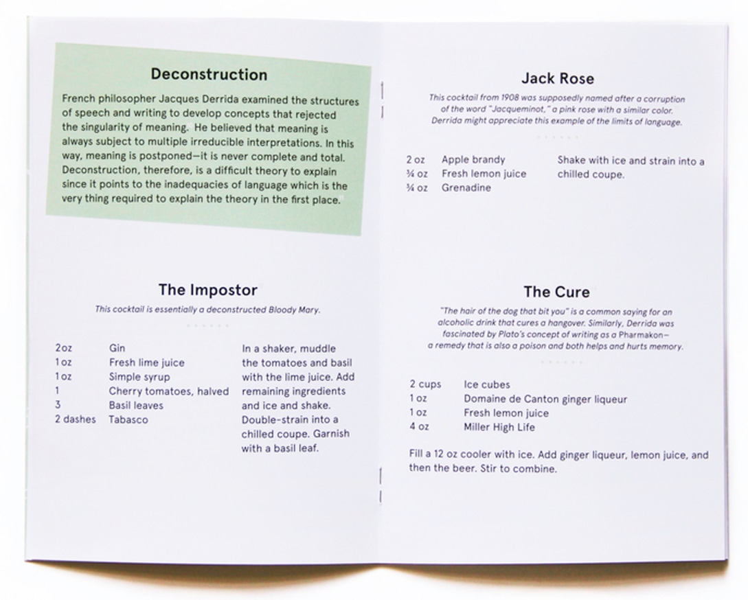 Critical Theory Cocktails : Powerful Drinks That Will Make You Think Differently, Vol. 1 thumbnail 2