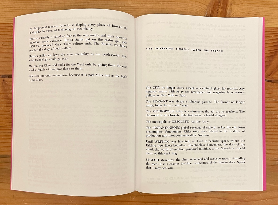 Marshall McLuhan - Counterblast - Printed Matter
