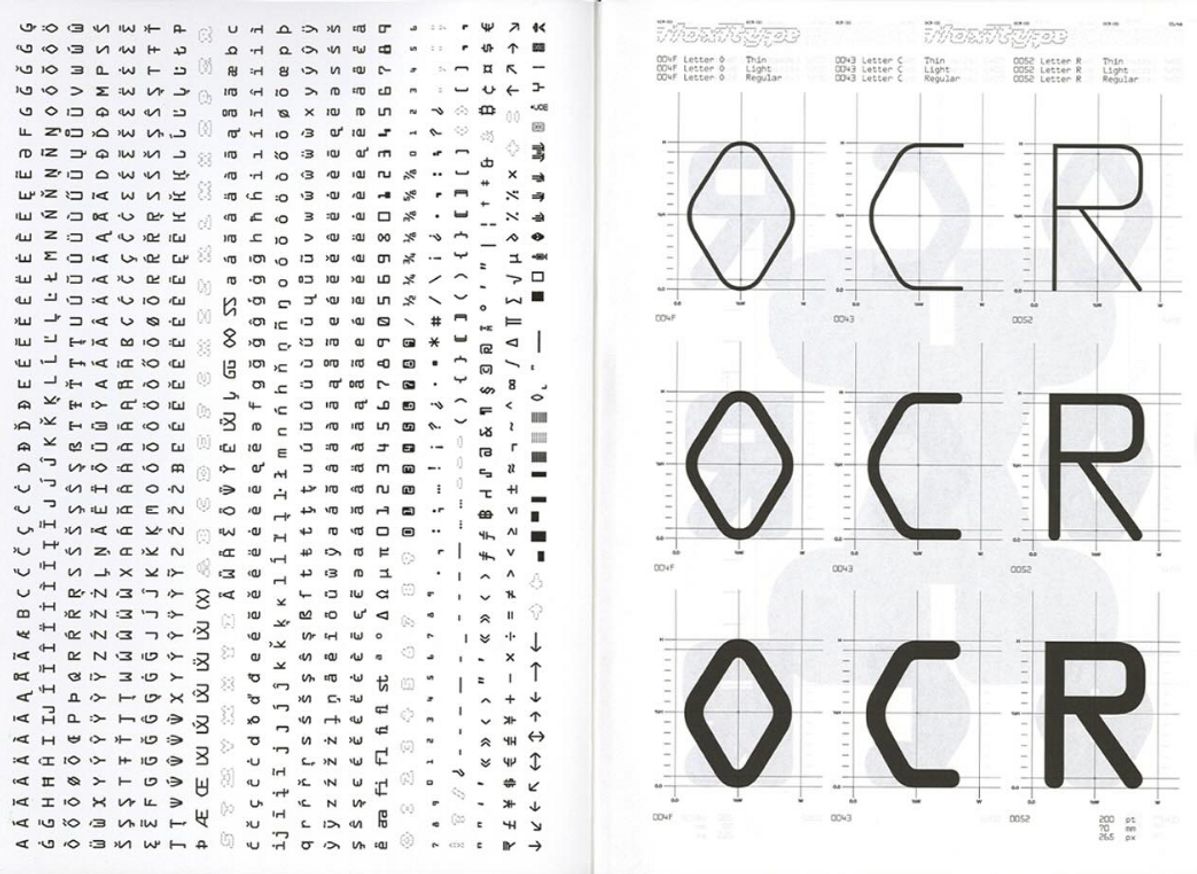 OCR-X Type Specimen thumbnail 2