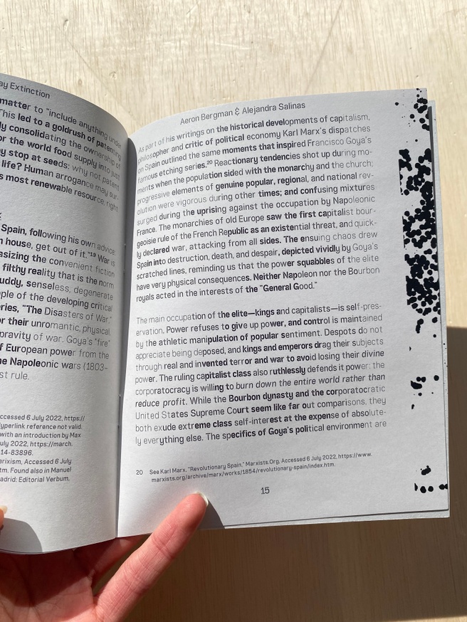 Alejandra Salinas and Aeron Bergman - How to Delay Extinction - Printed ...