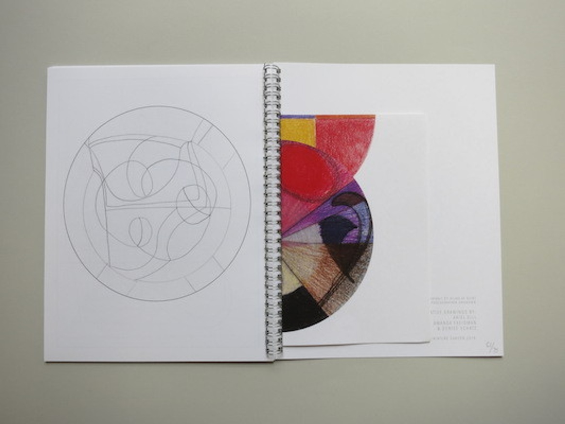 Drawing Hilma Af Klint : A  Coloring Book Influenced by the Work of Hilma Af Klint thumbnail 6