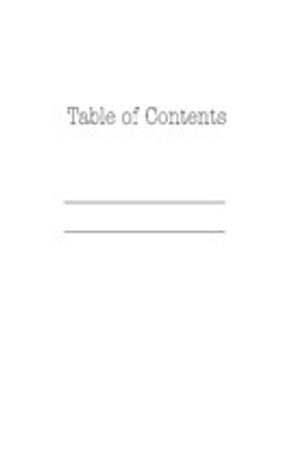 Table of Contents